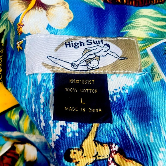 High Surf Vintage Hawaiian Shirt - L - Picture 7 of 7